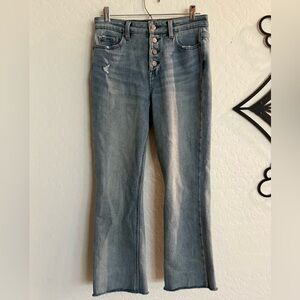 PISTOLA Straight Leg Cropped Button Fly Women’s Jeans - 27